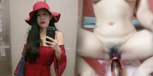 สาวสวยนั่งขวดเบียร์เสียว