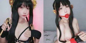 สาวคอสเพลย์โชว์หีชมพู